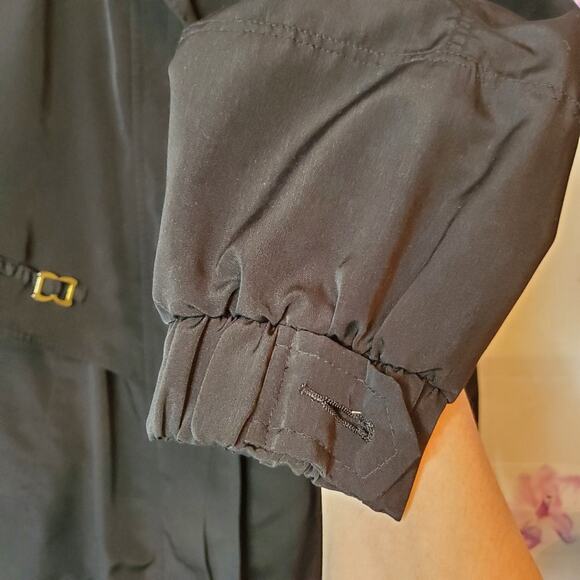 NY Classics Cape Lightweight Button Hooded Jacket M - Picture 8 of 9